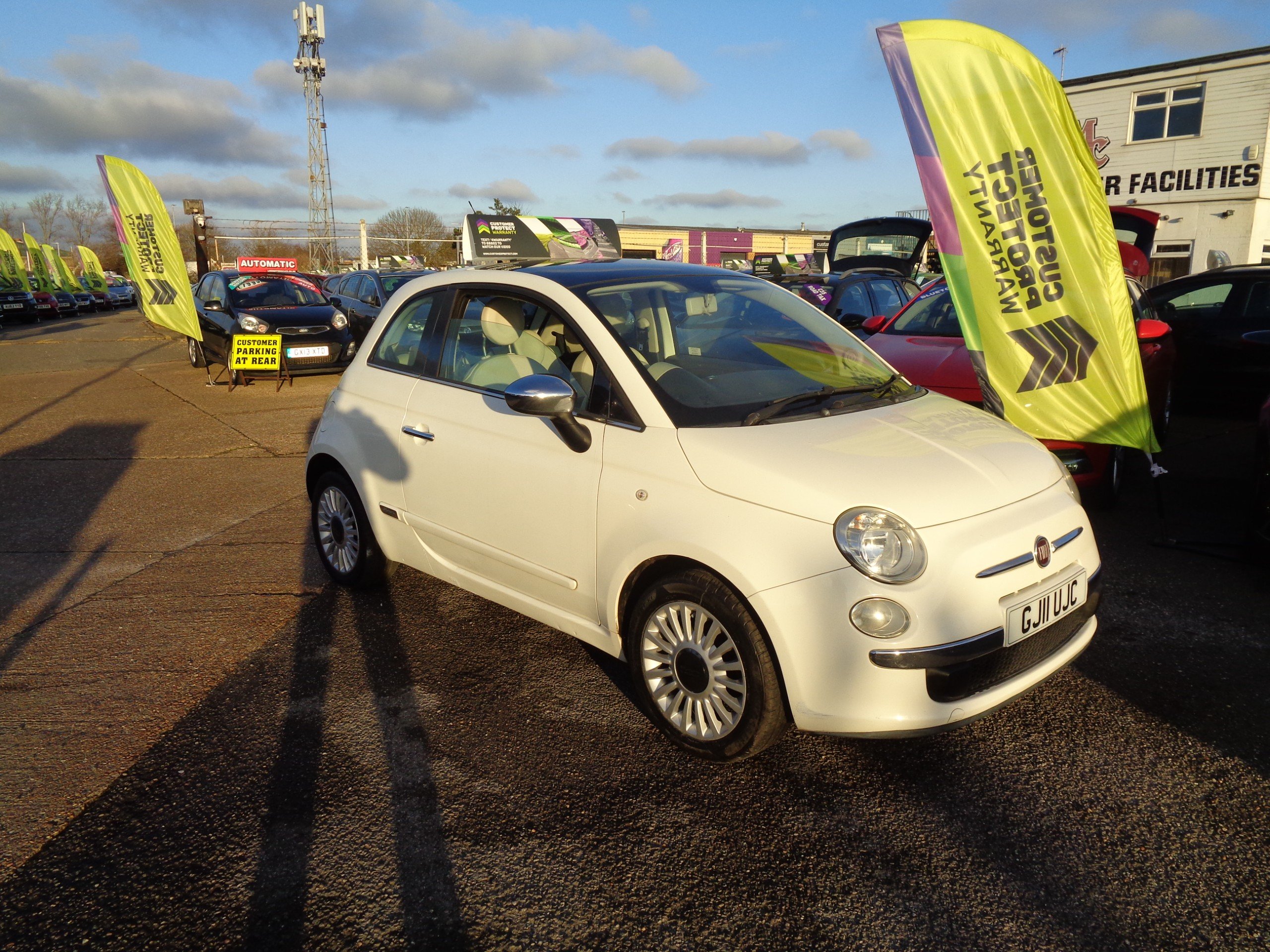 Used 2011 Fiat 500 1.2 LOUNGE 3-Door for sale in Eastbourne, East ...